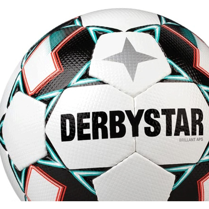 Футбольний м'яч Derbystar Brillant APS V20, білий/зелений/чорний, професійний