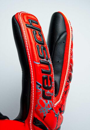 Воротарські рукавички Reusch Attrakt Gold X червоний/синій/чорний, р. 8