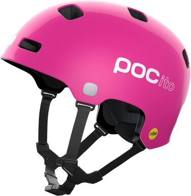 Дитячий велосипедний шолом POC POCito Crane MIPS з ротаційним захистом та флуоресцентними кольорами для підвищеної видимості