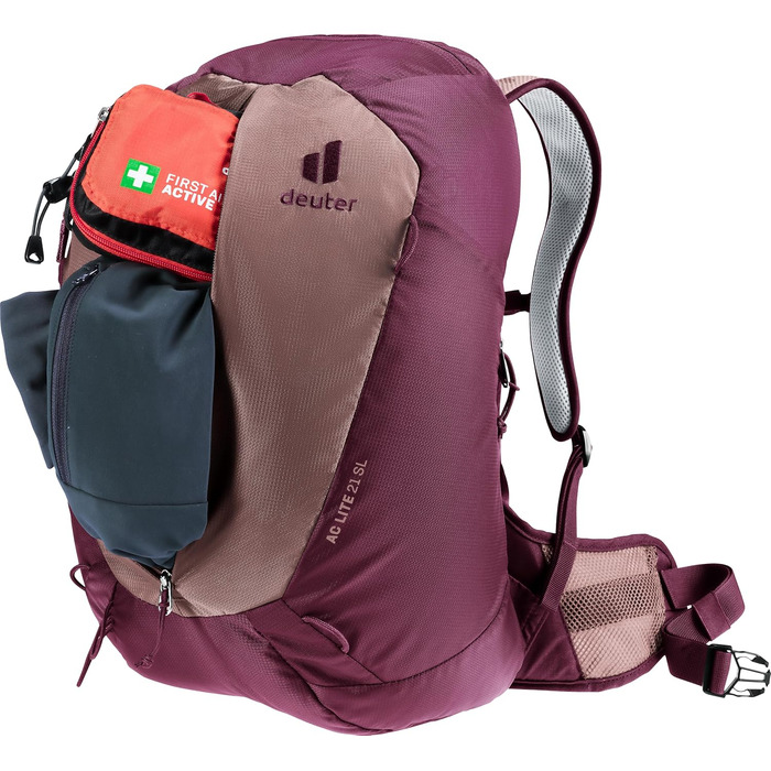 Жіночий туристичний рюкзак Deuter AC Lite 21 SL Ashrose-cassis