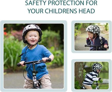 Дитячий велосипедний шолом Kiddimoto Skullz/Pirat, спортивний шолом для скейта, самоката, біговела, розмір M (53-58 см)