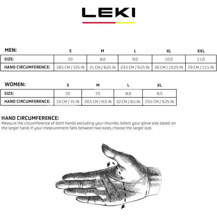 Рукавички LEKI Detect XT 3D чорні EU 9