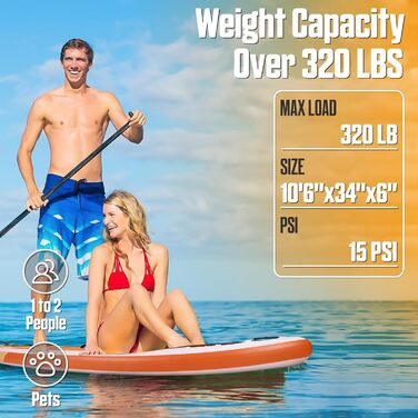 Надувна SUP-дошка Surfstar для дорослих, ультраширока з камеротримачем, шовна технологія, комплект аксесуарів, для всіх рівнів
