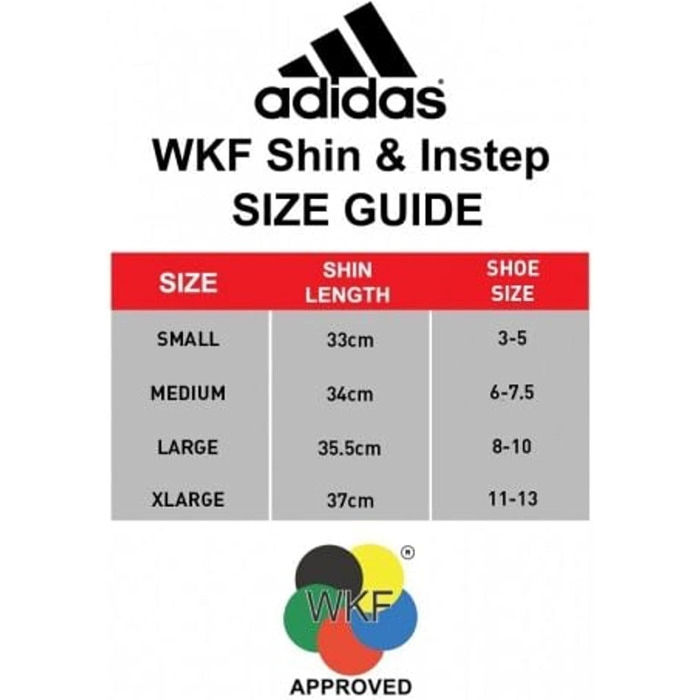 Захист гомілки та стопи Adidas WKF для карате, знімна устілка, XL, синій