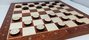 Набір ChessEbook 3-в-1 Шахи/Шашки/Нарди - Дерев'яна дошка 40x40 см