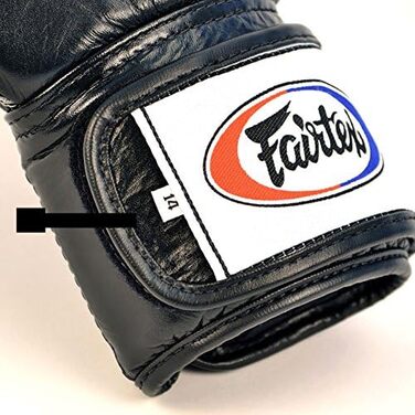 Рукавички Fairtex BGV1 чорні (10 унцій) для ММА, кікбоксингу, муай-тай