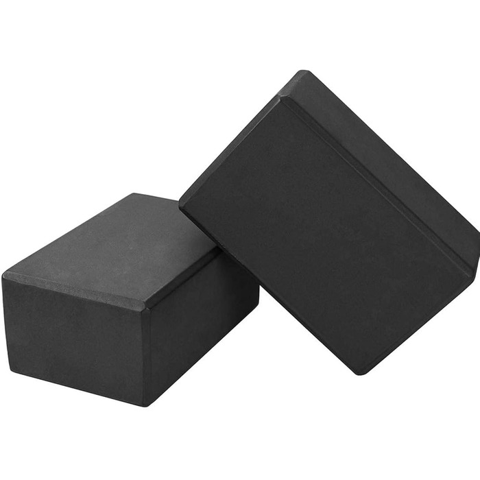 Набір для йоги BalanceFrom GoYoga 7-в-1: килимок 1/2'' з ременем, 2 блоки, рушники, ремінь та наколінник, чорний