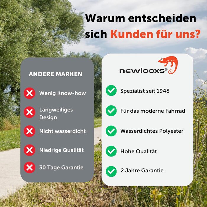 Велосипедна подвійна сумка New Looxs Odense 39 л для багажника