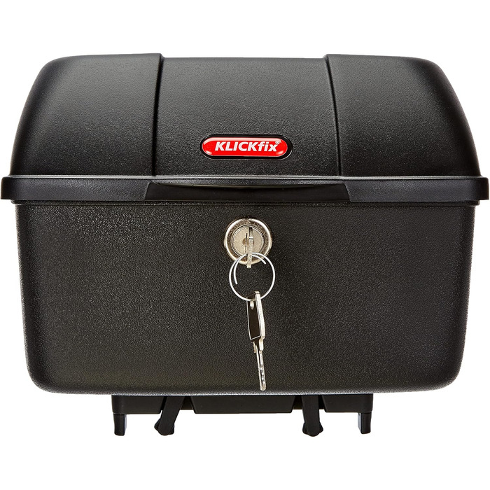 Велосипедна коробка KLICKfix 12 л для багажника Racktime, чорна, M
