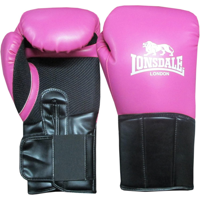 Боксерська рукавичка Lonsdale Performer 16 унцій Червоний/Чорний