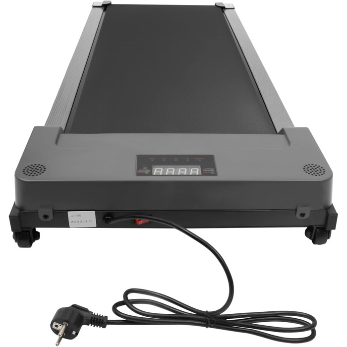 Бігова доріжка для дому складна Walking Pad 1-6 км/год до 100 кг з LED-дисплеєм, міні-доріжка для офісу (Сіра)