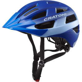 Шолом Cratoni Velo-X із ліхтарем, синій, S/M (52-57 см)