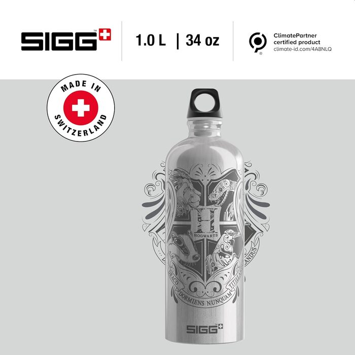 Пляшка SIGG Alu Гаррі Поттер 1л безпечна для газу без бісфенолу А