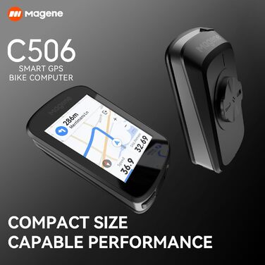 Велокомп'ютер Magene C506 GPS бездротовий, сенсорний, водонепроникний