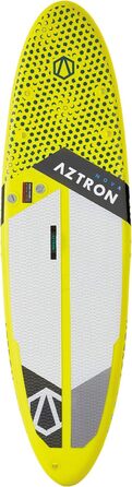 Надувна SUP-дошка AZTRON Nova Compact 305x81x15 см, жовто-сіра, для дорослих