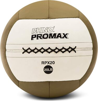 М'яч Champion Sports Rhino Promax Slam, 9 кг, нековзний, корич.