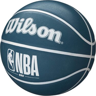 М'ячі баскетбольні Wilson NBA DRV синій розмір 6 - 28.5' для приміщень/вулиці