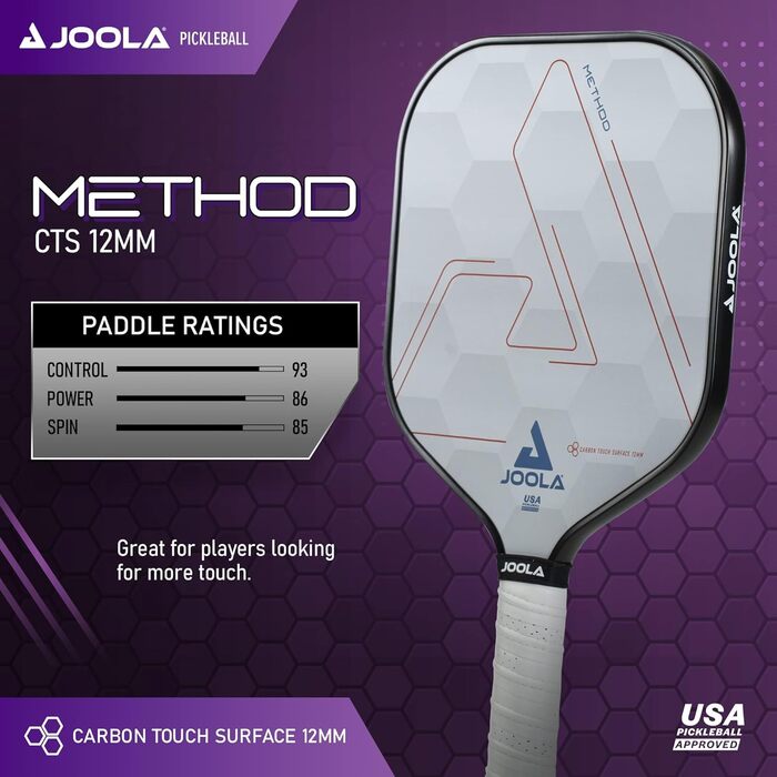 Весло JOOLA Pickleball Core 12 мм White