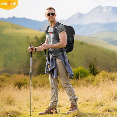 HALOVIE Рюкзак для туризму 20 л, легкий, з вентиляцією спини, для походів, з регульованими лямками