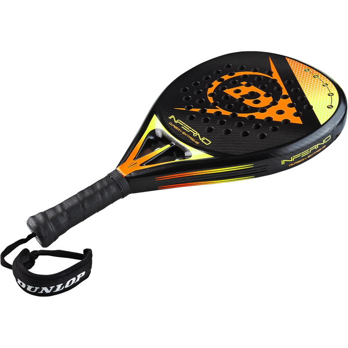 Ракетка Dunlop Inferno Carbon Extreme, жовтий/помаранчевий