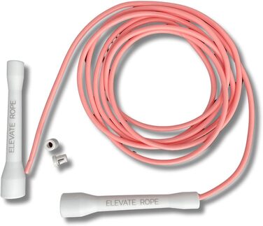 Скакалка Elevate Speed Rope MAX, професійна, міцний ПВХ з нейлоновим осердям, 5 мм, довжина до 3 м, посилені ручки