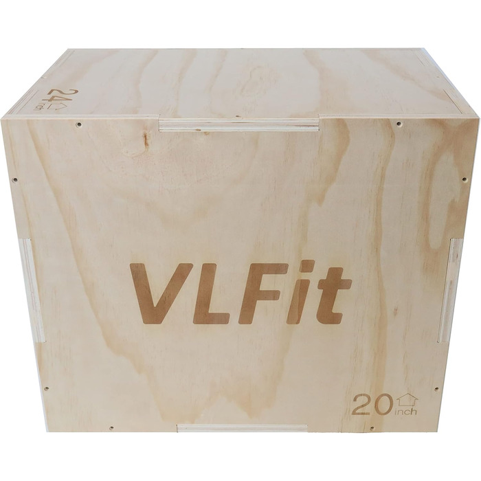 Пліо-коробка VLFit 3в1 для крос-тренувань - 60/50/40см або 45/35/30см