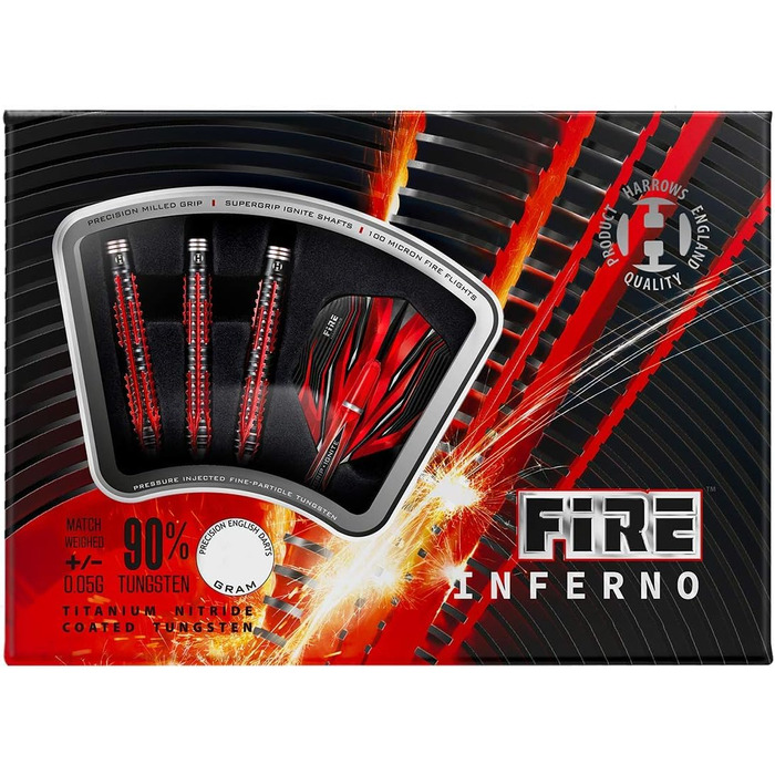 Борони Fire Inferno 90 дротики вольфрамова сталь, 21г