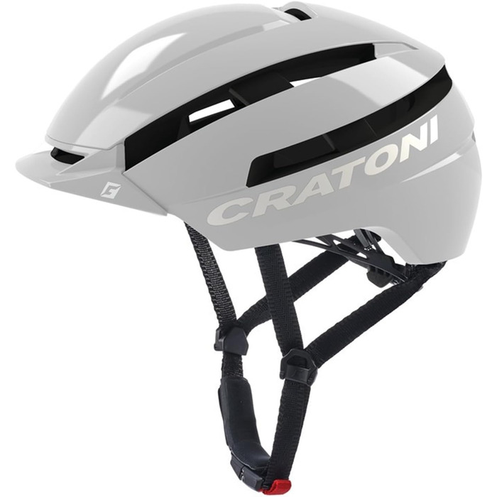 Велошолом Cratoni C-Loom для дорослих, унісекс, сріблястий, розмір M
