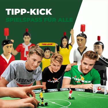 Комплект кубка TIPP-KICK поле 108х71 см, 2 гравці, воротарі, голи, м'ячі