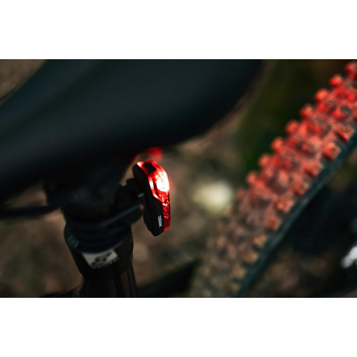OSRAM LED ліхтарі для велосипеда Race 100, передній і задній, StVZO, з брейк-ліхтарем, акумуляторні, 100 люкс, три режими яскравості