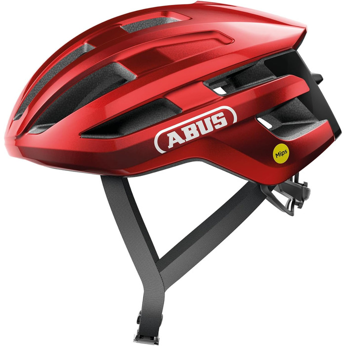 Велосипедний шолом ABUS PowerDome MIPS з вентиляцією та захистом – легкий шолом для дорослих, вироблений в Італії