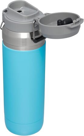 Термобутилка Stanley GO Quick Flip 1,06 л, сталева, для води та напоїв, бірюзова