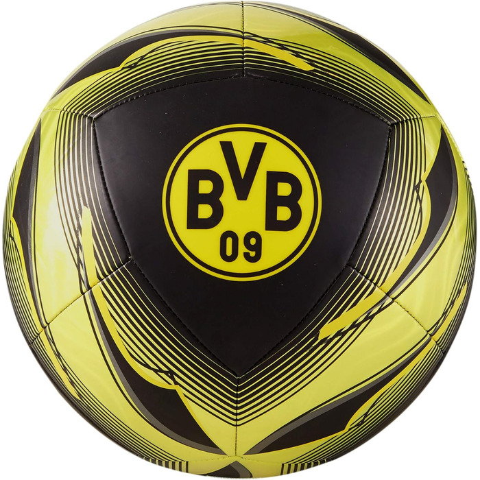 Футбольний м'яч PUMA BVB Icon розмір 5, жовто-чорний, для тренувань