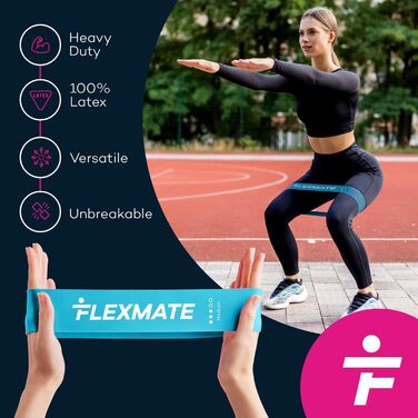 Стрічки опору Flexmate, 5 рівнів, латекс, з інструкцією