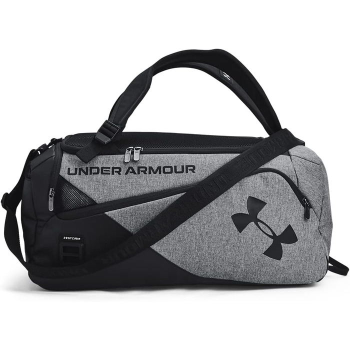 Спортивна сумка Under Armour UA містить спортивну сумку Duo SM Duffle (одного розміру, сіра смола середнього вересу, одномісна)