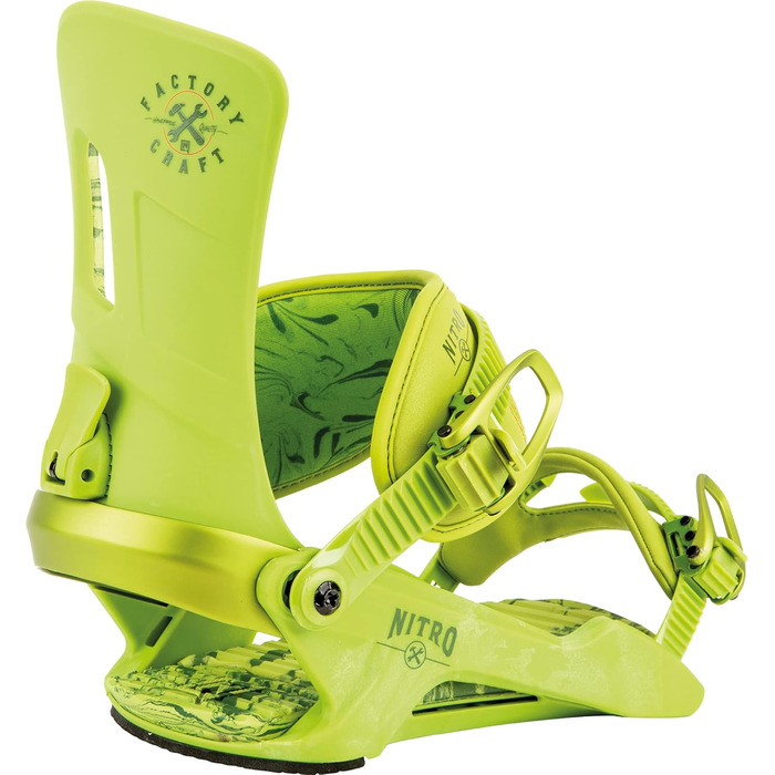 Нітро сноуборди RAMBER '22 Freestyle Binding (F.C.S.-LIME, M)