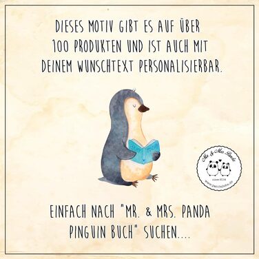 Персональна пляшка для води Mr. & Mrs. Panda Penguin Book - Персоналізовані подарунки, Рекламний подарунок у пляшці з водою, Свята, Розслаблення, Відпочинок, Біла персоналізована пляшка для води 500 мл