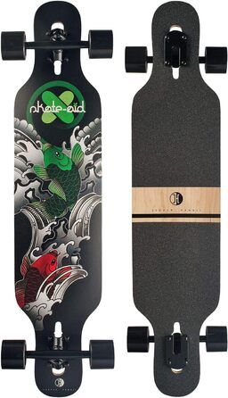 Лонгборд HOKU Special Editions в 2 рівнях гнучкості - Hoku Slide and Limited Designs - Конструкція зі скловолокна з бамбука і канадського клена. (Skaid x Skate-aid)