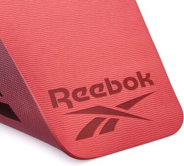 Йога-мат Reebok двосторонній 6 мм, червоний
