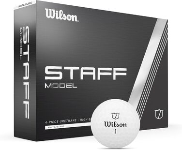 М'яч Wilson Staff Model, білий, унісекс для дорослих