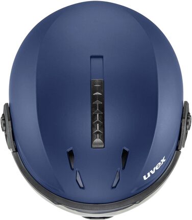 Шолом гірськолижний uvex Instinct Visor, унісекс, темно-синій матовий, 56-58 см