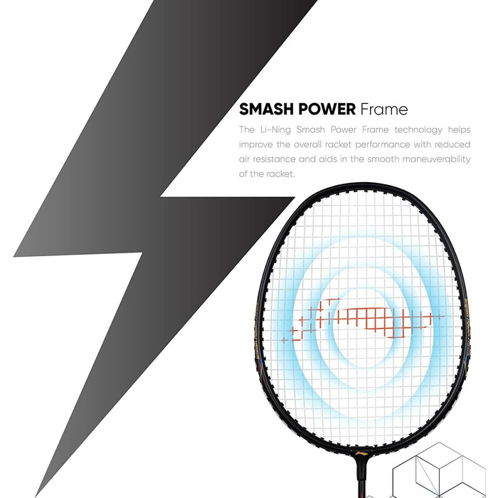 Ракетка унісекс Li-Ning AYPQ202-5, чорна, один розмір