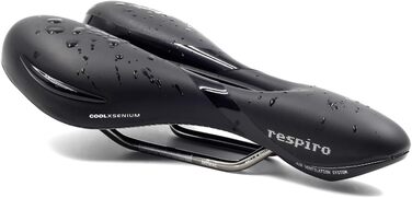 Сідло спортивне Selle Royal Respiro чорне 25,6х22,7 см