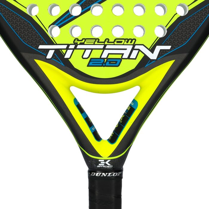 Ракетка Dunlop Padel Titanium 2.0, жовта/синя