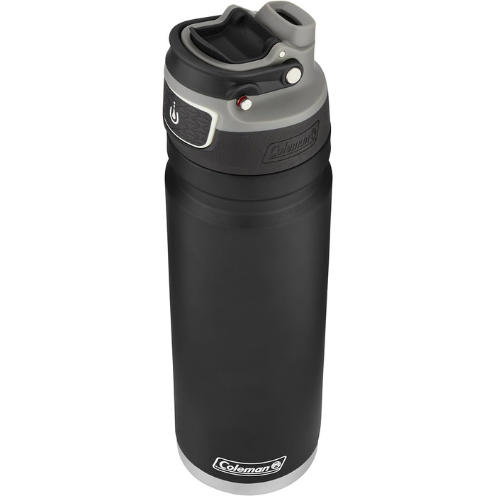 Пляшка для води Coleman Autoseal FreeFlow, сталь, 1,1 л (чорна)