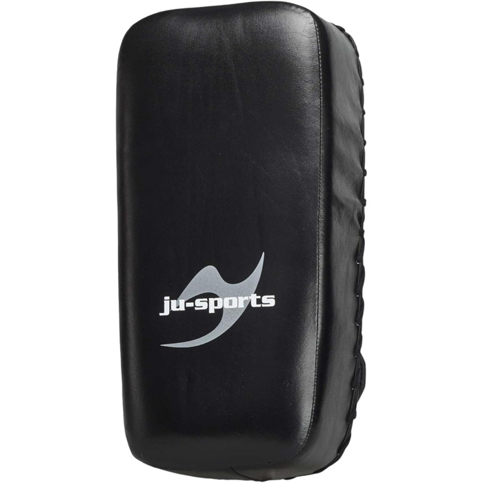Лапа для ударів Ju-Sports з натуральної шкіри, 41x21x12,5 см, для кікбоксингу, Муай Тай, тренувальна, з 2 липучками
