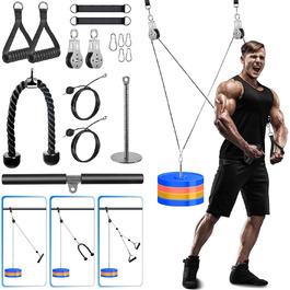 Фітнес-обладнання Lyndwin Cable Pull Lat Pulldown, трицепс, аксесуари