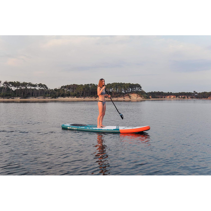 Надувна SUP-дошка SIMPLE PADDLE 11'/12' з веслом, подвійною насосом і сумкою для транспортування — дошка для сапсерфінгу