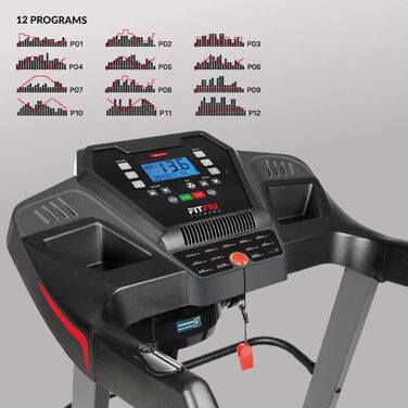 Бігова доріжка FITFIU MC-500, 20 км/год, нахил, Bluetooth, 2200 Вт