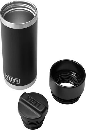 Термос пляшка YETI Rambler з кришкою Hotshot, чорний, 532 мл